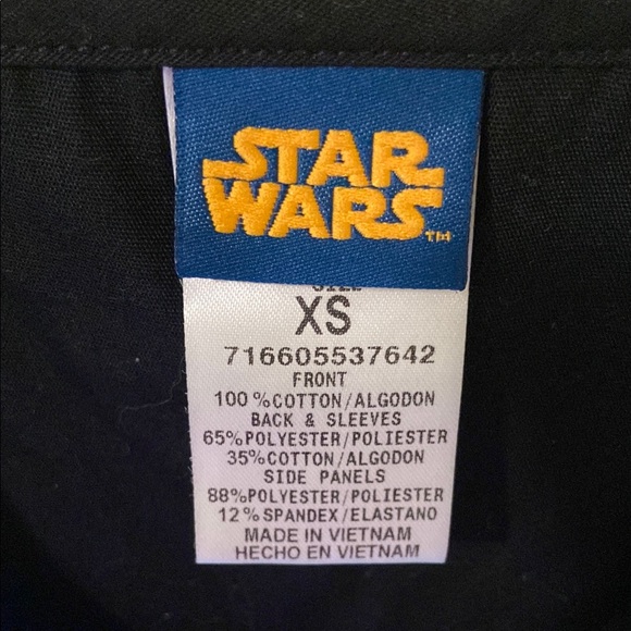 Star Wars Gray and Black Short Sleeve Tees - Picture 2 of 3